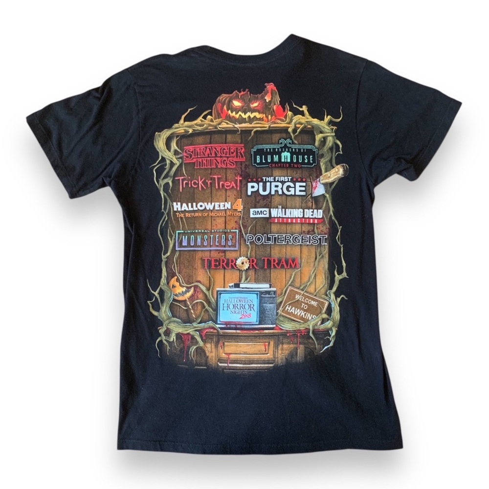True Fear Comes From Within Halloween Horror Nights Graphic Tee Size Small